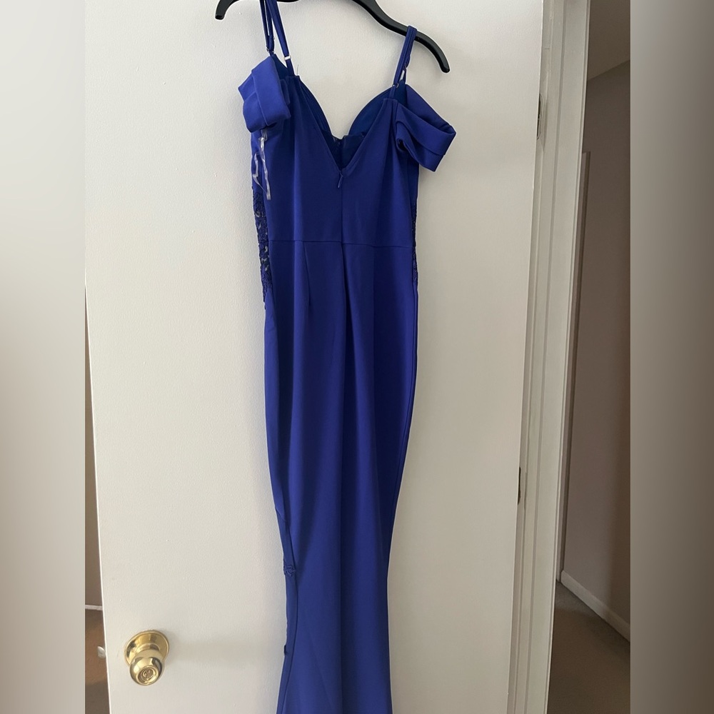 Periwinkle evening dress - Picture 9 of 10